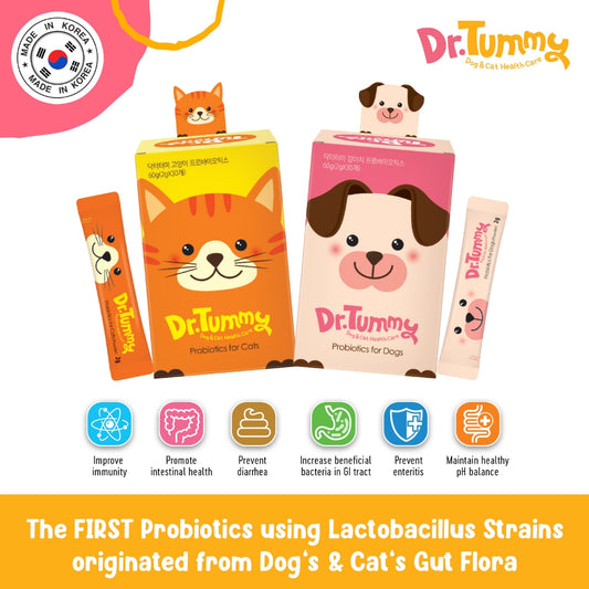 Dr Tummy Probiotics for Dogs and Cats