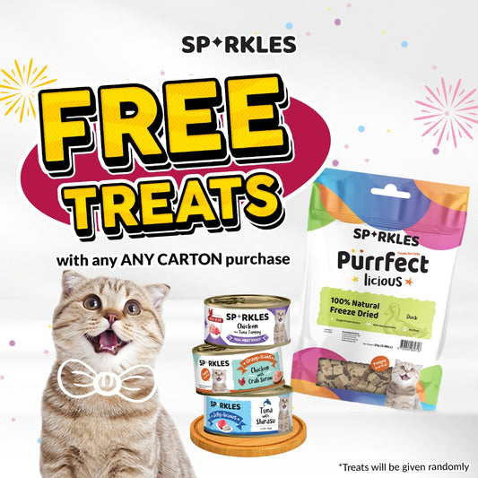 [FREE TREAT] Sparkles Cat Canned Wet Food Colours Gravylicious Jellylicious